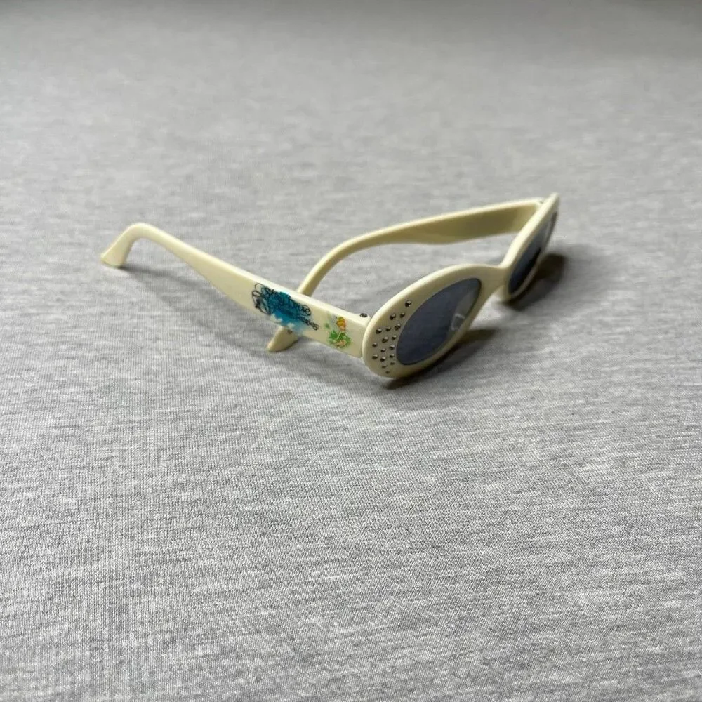 Disney Tinkerbell 90's Vintage Girls Cat Eye Plastic Sunglasses